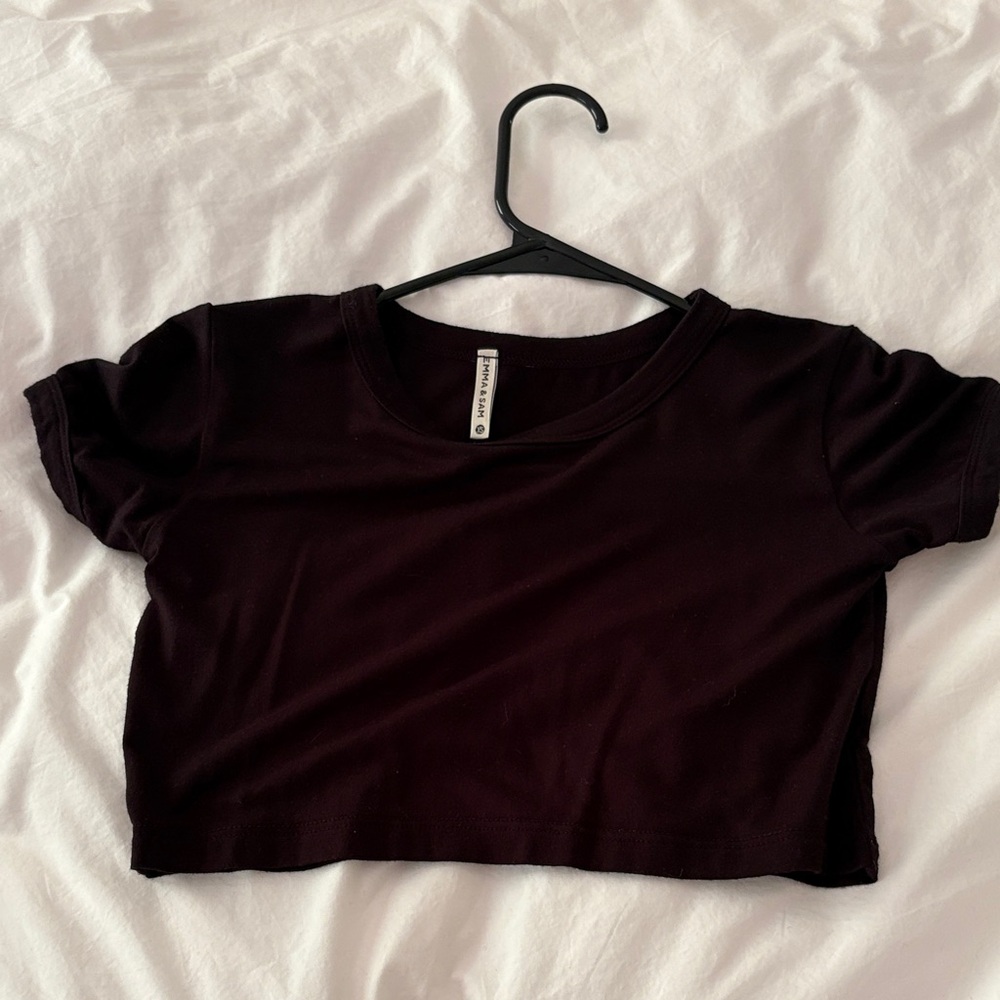 LF Black Crop Tee Women’s Short Sleeve